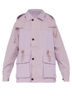 Matchesfashion.com Acne Studios - Odell Panelled Field Jacket - Mens - Purple