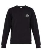Matchesfashion.com A.p.c. - Ryan Logo Print Cotton Blend Sweatshirt - Mens - Dark Navy