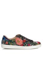 Gucci Ace Low-top Floral-jacquard Trainers