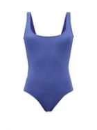 Matchesfashion.com Eres - Toureg Woven-strap Swimsuit - Womens - Blue