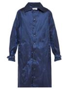 Matchesfashion.com Bianca Saunders - Technical Single Breasted Coat - Mens - Navy