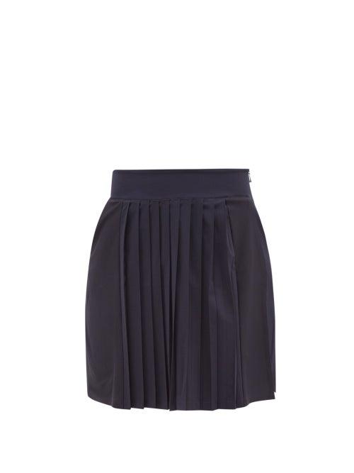 Bogner - Verena Pleated Technical Golf Skort - Womens - Navy