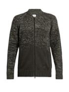 Adidas Originals By Wings + Horns Zip-through Wool And Cotton-blend Top