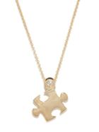Retrouvai - Puzzle Diamond & 14kt Gold Necklace - Womens - Yellow Gold