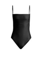 Matchesfashion.com Haight - Marcella Square Neck Swimsuit - Womens - Black