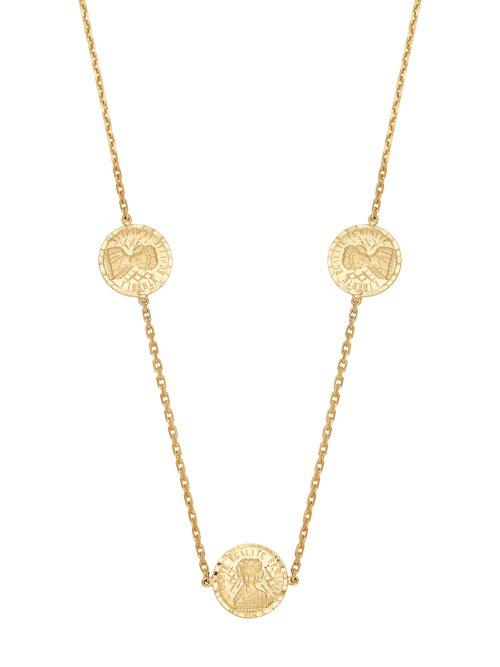 Matchesfashion.com Anissa Kermiche - Louise D'or Coin 18kt Gold Necklace - Womens - Gold