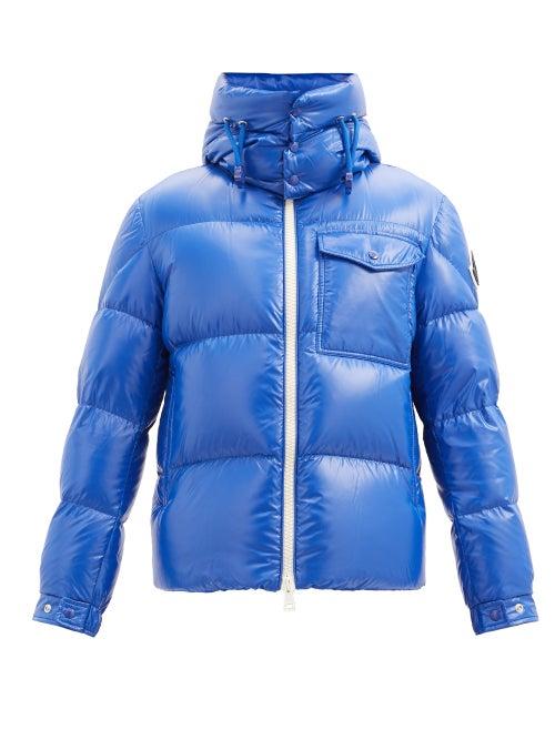 Matchesfashion.com Moncler - Vignemale Chest-pocket Quilted Down Jacket - Mens - Blue