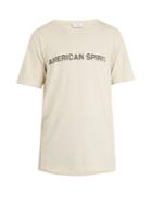 Rhude American Spirit-print Cotton T-shirt