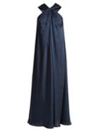 Elizabeth And James Cavan Twisted Sleeveless Draped Twill Dress
