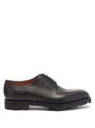 Matchesfashion.com John Lobb - Harlyn Pebbled-leather Derby Shoes - Mens - Black