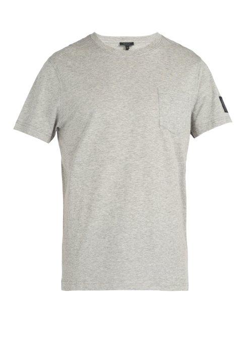 Matchesfashion.com Belstaff - New Thom Pocket Crew Neck Cotton T Shirt - Mens - Grey