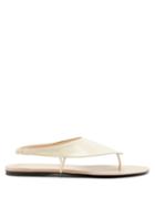 Matchesfashion.com The Row - Ravello Leather Sandals - Womens - Ivory