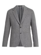 Matchesfashion.com Paul Smith - Single Breasted Stretch Wool Blazer - Mens - Grey