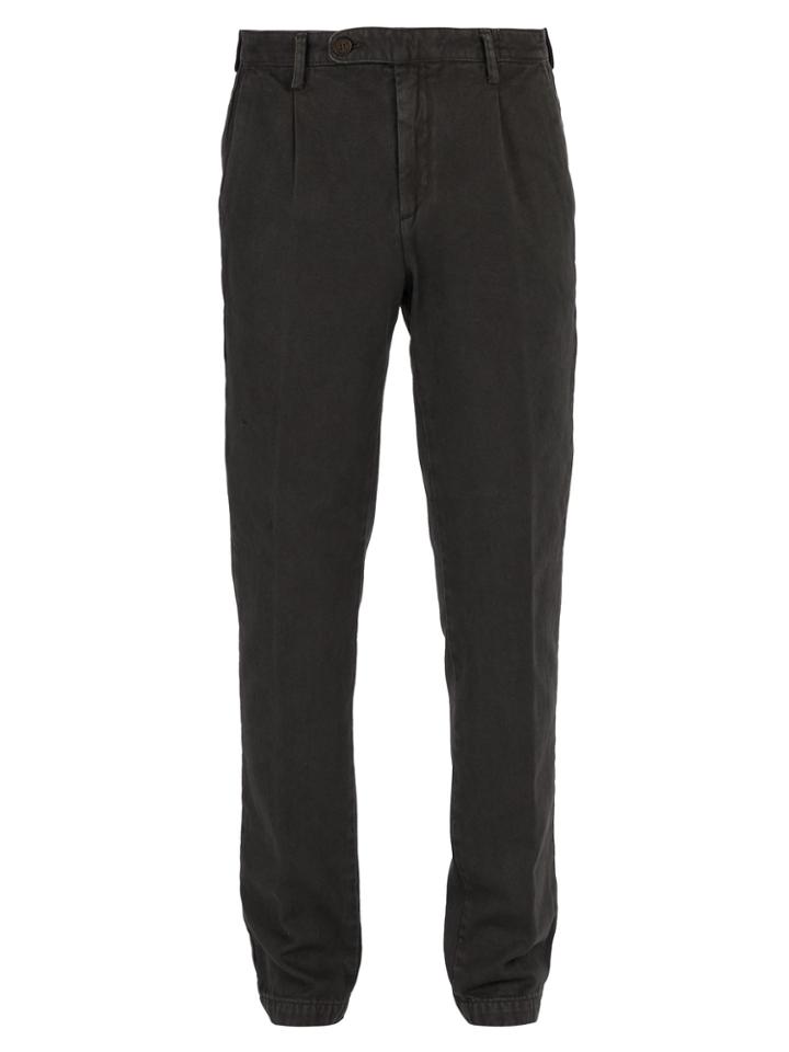 Massimo Alba Cotton And Cashmere-blend Trousers