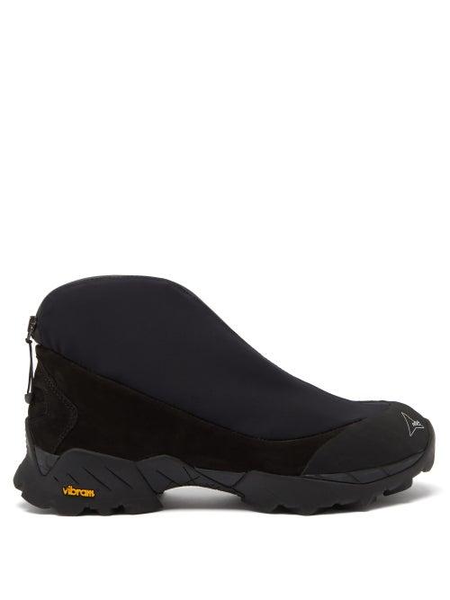 Matchesfashion.com Roa - Teri Zip And Lace-up Neoprene Hiking Trainers - Mens - Black
