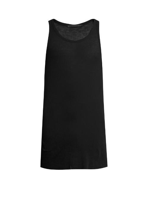 Haider Ackermann Fugazi Ribbed-jersey Tank Top