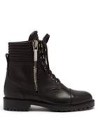 Matchesfashion.com Christian Louboutin - En Hiver Leather Boots - Womens - Black
