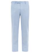 Matchesfashion.com Paul Smith - Soho Wool And Mohair-blend Suit Trousers - Mens - Light Blue