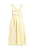 Matchesfashion.com Loup Charmant - Naxo Ruffle Trim Cotton Dress - Womens - Yellow