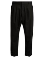 Haider Ackermann Orbai Tapered-leg Cropped Wool Trousers