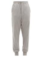 Matchesfashion.com Y-3 - Cotton Jersey Track Pants - Mens - Grey