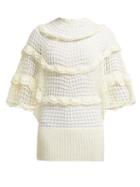 Matchesfashion.com My Beachy Side - Zinnia Crochet Knit Cotton Top - Womens - White