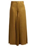 Mm6 By Maison Margiela Mid-rise Wide-leg Trousers