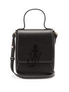 Matchesfashion.com Jw Anderson - Anchor-logo Leather Mini Bag - Womens - Black