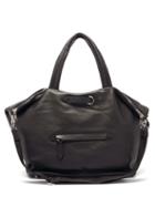 Matchesfashion.com Maison Margiela - Four-stitched Cracked-leather Weekender Bag - Mens - Black