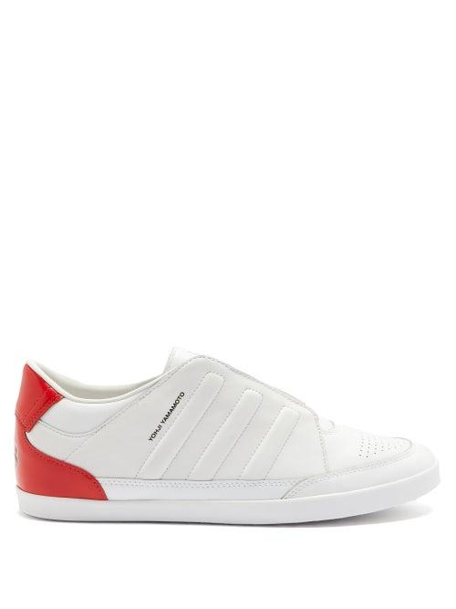 Matchesfashion.com Y-3 - Honja Leather Trainers - Mens - White