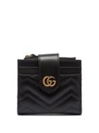 Gucci - Gg Marmont Quilted-leather Wallet - Womens - Black