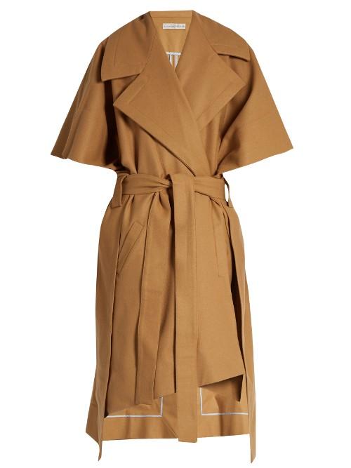 Palmer/harding Tie-waist Wool Poncho Coat