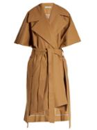 Palmer/harding Tie-waist Wool Poncho Coat