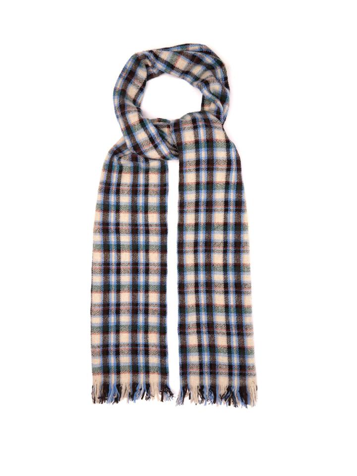 Isabel Marant Isidore Checked Wool-blend Scarf
