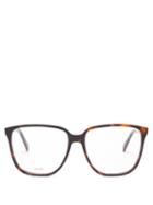 Matchesfashion.com Celine Eyewear - Oversized Tortoiseshell-effect Acetate Glasses - Womens - Tortoiseshell
