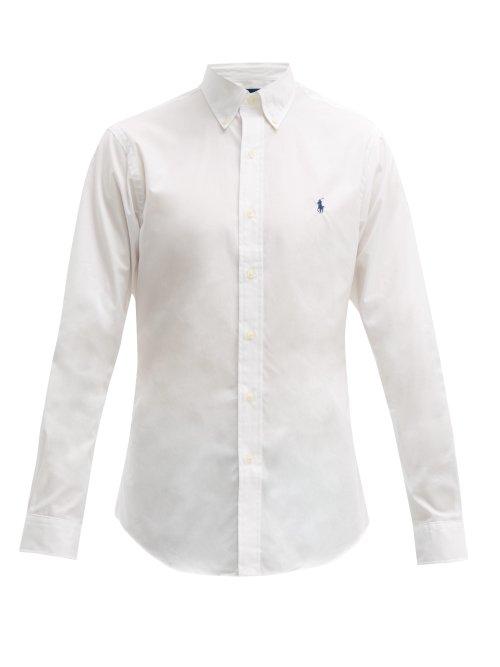 Matchesfashion.com Polo Ralph Lauren - Slim Fit Cotton Poplin Shirt - Mens - White