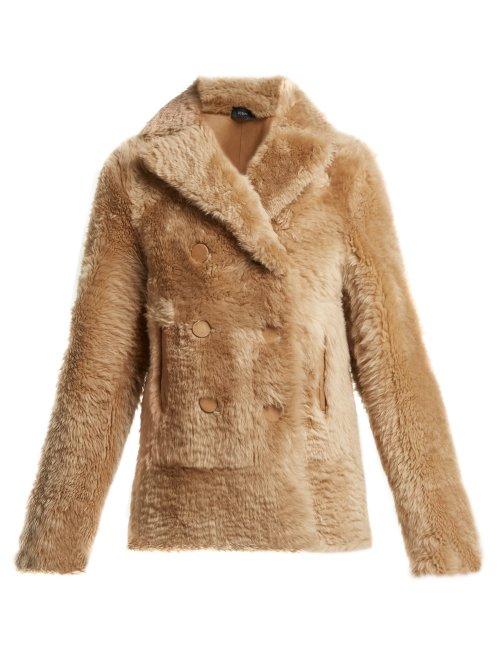 Matchesfashion.com Joseph - Hector Shearling Jacket - Womens - Camel