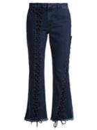 Marques'almeida Lace-up Cropped Jeans