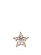 Matchesfashion.com Maria Tash - Star 18kt Gold & Diamond Single Earring - Womens - Gold