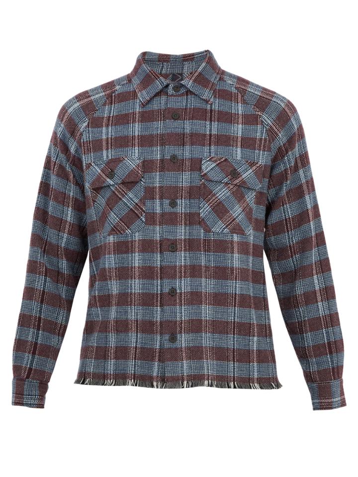 Missoni Point-collar Checked Cashmere Cardigan
