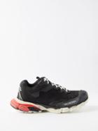 Balenciaga - Track.3 Mesh And Faux-leather Trainers - Mens - Black