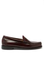 Matchesfashion.com G.h. Bass & Co. - Larson Weejun Leather Penny Loafers - Mens - Burgundy