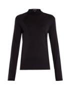 Aeance Long-sleeved Wool-blend Performance T-shirt