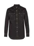 Matchesfashion.com Eytys - Sierra Western Twill Shirt - Mens - Black