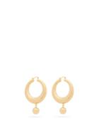 Matchesfashion.com Jw Anderson - Hoop And Ball Earrings - Womens - Gold