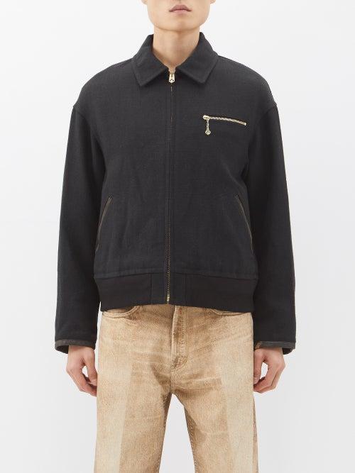 Visvim - Harvey Wool-blend Twill Jacket - Mens - Black