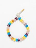 Carolina Bucci - Forte Multi-stone Beads Bracelet - Womens - Yellow Multi