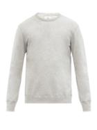 Matchesfashion.com Reigning Champ - Logo-patch Cotton-terry Sweatshirt - Mens - Light Grey
