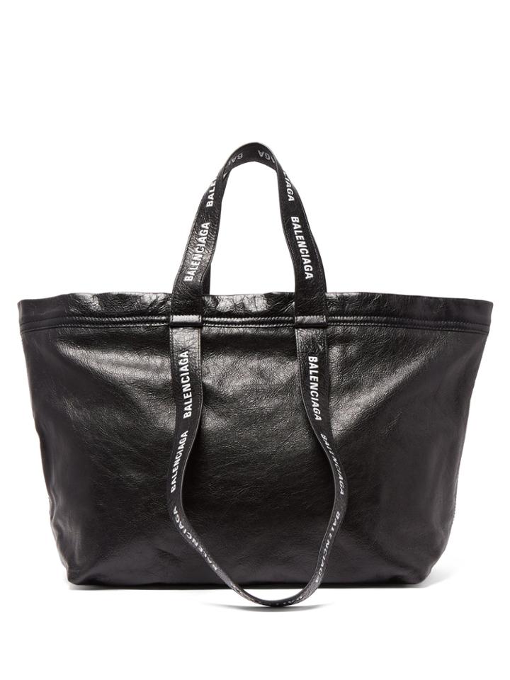 Balenciaga Carry Shopper S Leather Bag