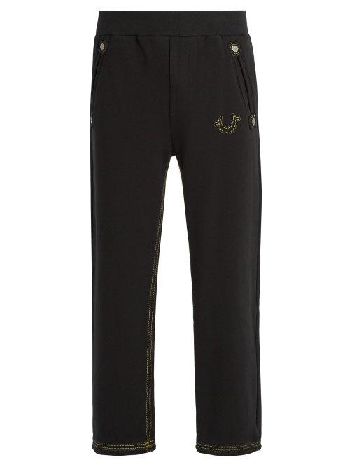 Matchesfashion.com True Religion - Logo Embroidered Track Pants - Mens - Black